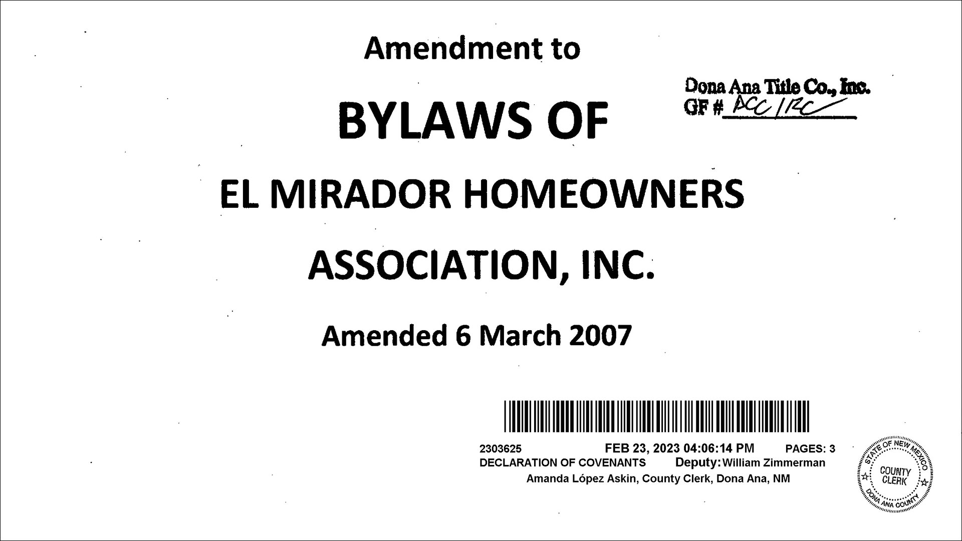 Invalid and Improper Bylaw Amendment.